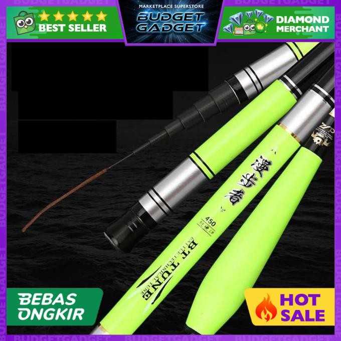 Ready VBoni Joran Pancing Carbon Fiber Stream Fishing Rod - 5841