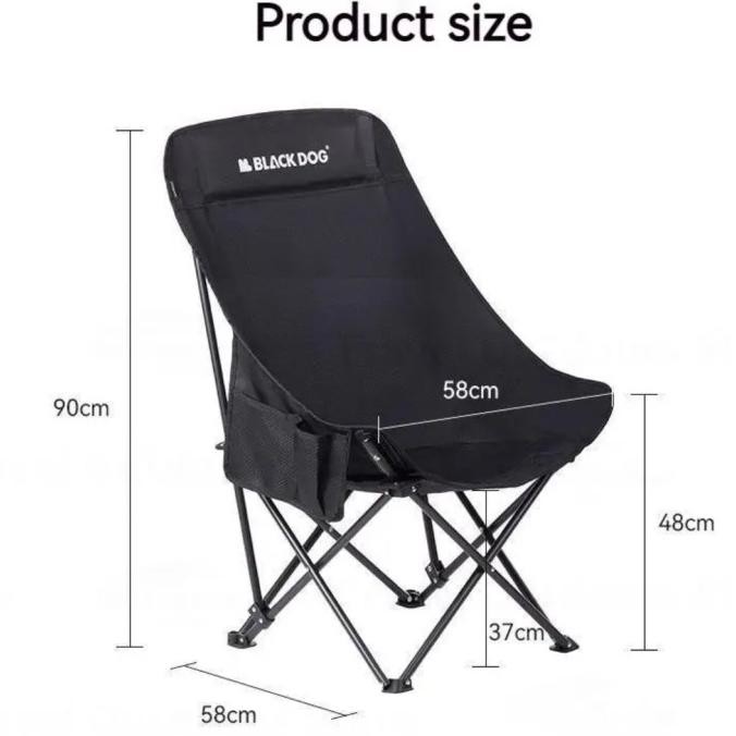 BLACKDOG FLOATING HIGH MOON CHAIR Kursi Lipat Camping Outdoor murah