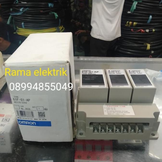new WLC OMRON 61F-G1-AP + 61F-11 + 61F-11 2 tandon original omron murah