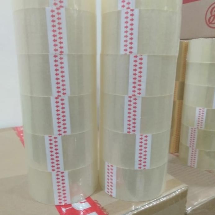 

ready Lakban Bening 2 inch 90 Yard BC kualitas daimaru 1 DUS murah