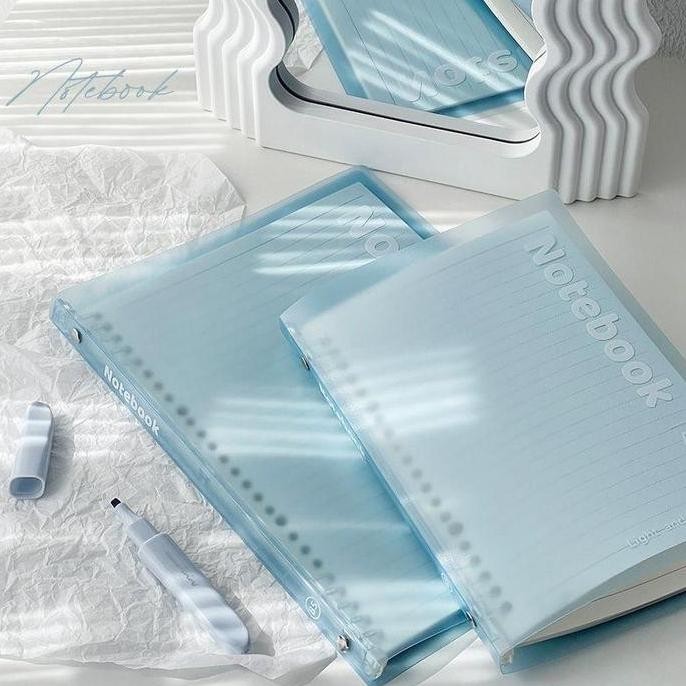 

tyS Winzige Buku Binder A5 B5 Buku Tulis Sekolah Lucu Buku Notebook Aesthetic Lose Leaf Binder Kuliah Halus Paper Stationery Kertas barang aesthetic