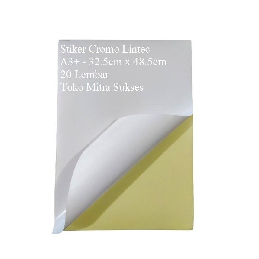 

ready Stiker Cromo A3+ - 32.5cm x 48.5cm isi 20 Lembar murah