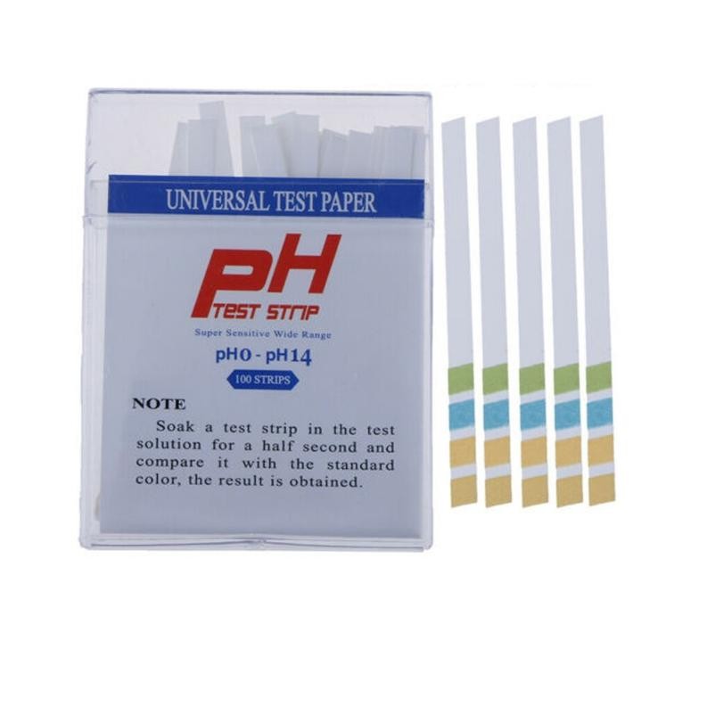 Premium 100 Pcs Kertas Lakmus PH Air / Kertas Indikator Universal PH Indikator / Kertas PH Meter Hig