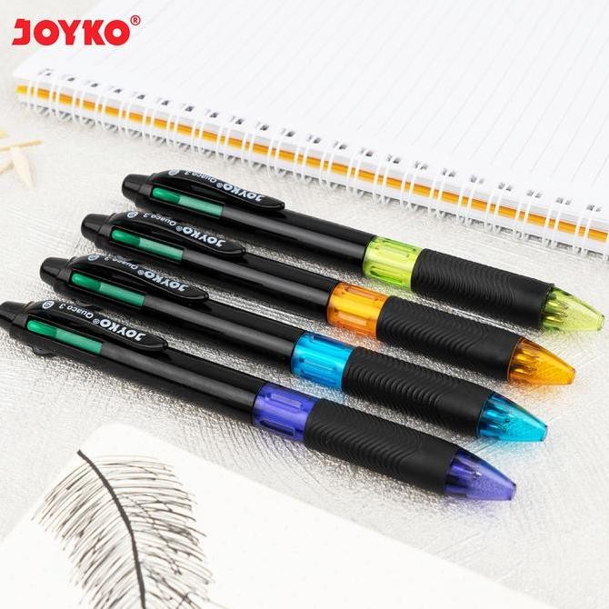 

tyS JOYKO BALL PEN 4 COLOURS BLACK BLUE RED GREEN BOLPEN PULPEN 4 WARNA JOYKO HITAM BIRU MERAH HIJAU BP-288 [12PCS]
