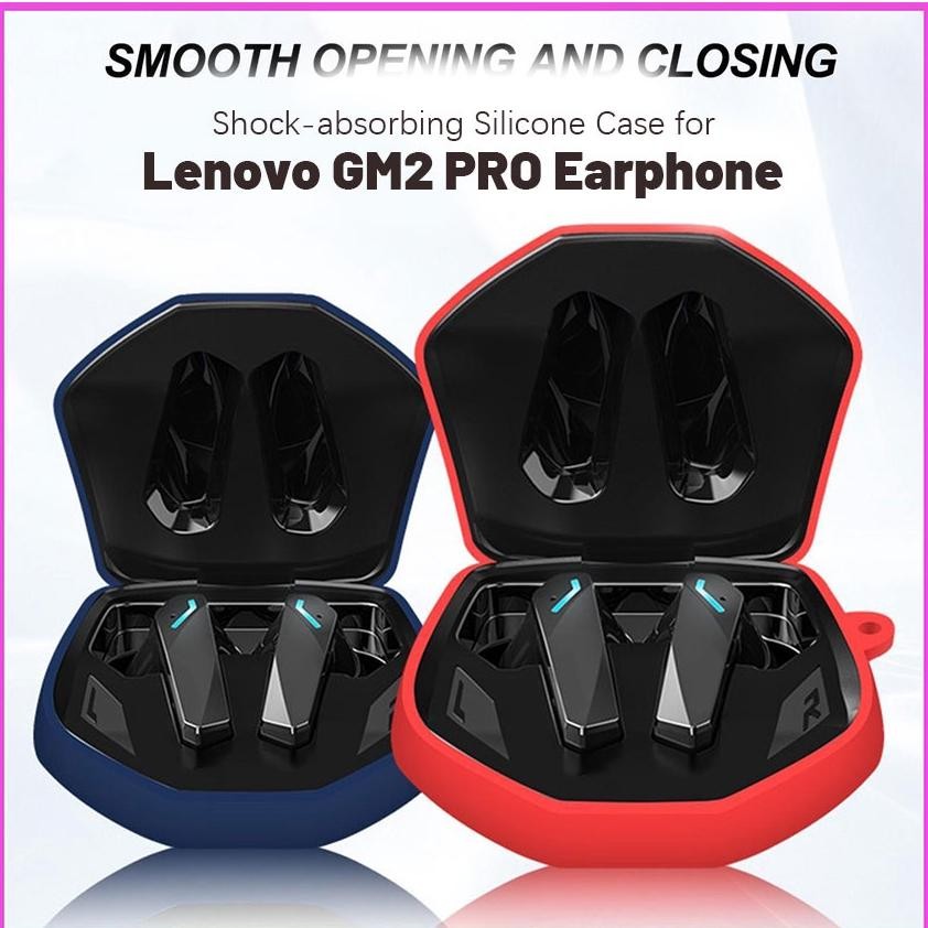 Premium Pelindung Monster X Lenovo GM2 Pro Case Silikon Hard case Penyerap Goncangan Untuk earphone 