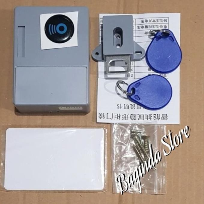 

tyS Set Kunci Lemari RFID Laci Locker sensor ID Card Kabinet Lock Akses