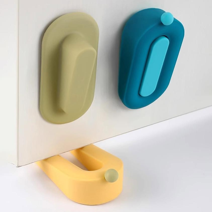 Premium Penahan Pintu Silikon / Door Stopper Rumah Kamar Mandi Penahan Pintu / Ganjalan Pintu Rumah 