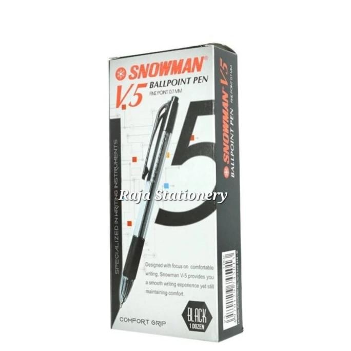 

tyS SNOWMAN BALL PEN CLICKER PENA PULPEN CETEK SNOWMAN V5 LUSIN [12PCS]