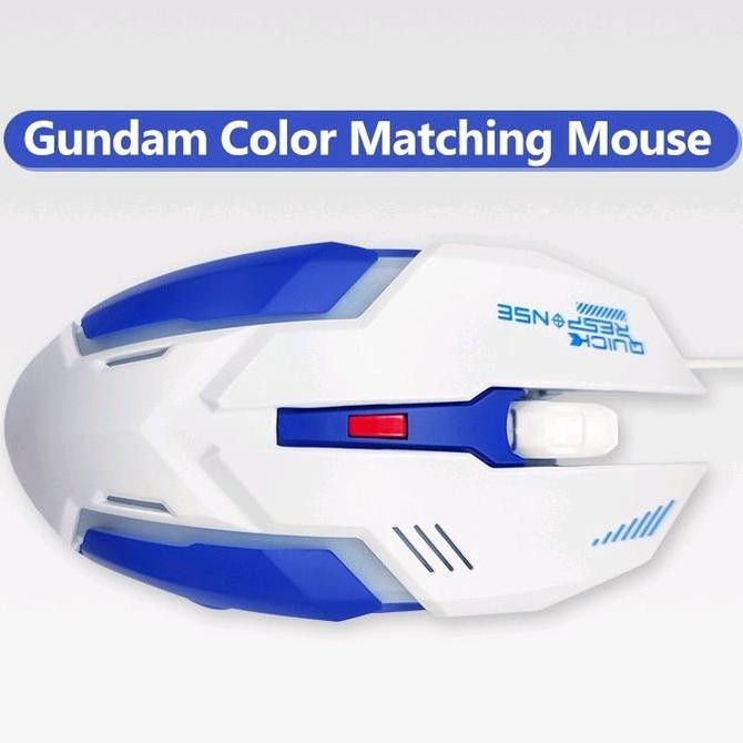 [ COD ] Paket Keyboard Gaming Mouse Gundam Anime Keyboard Gaming Mechanical Gundam Paket Keyboard Mo
