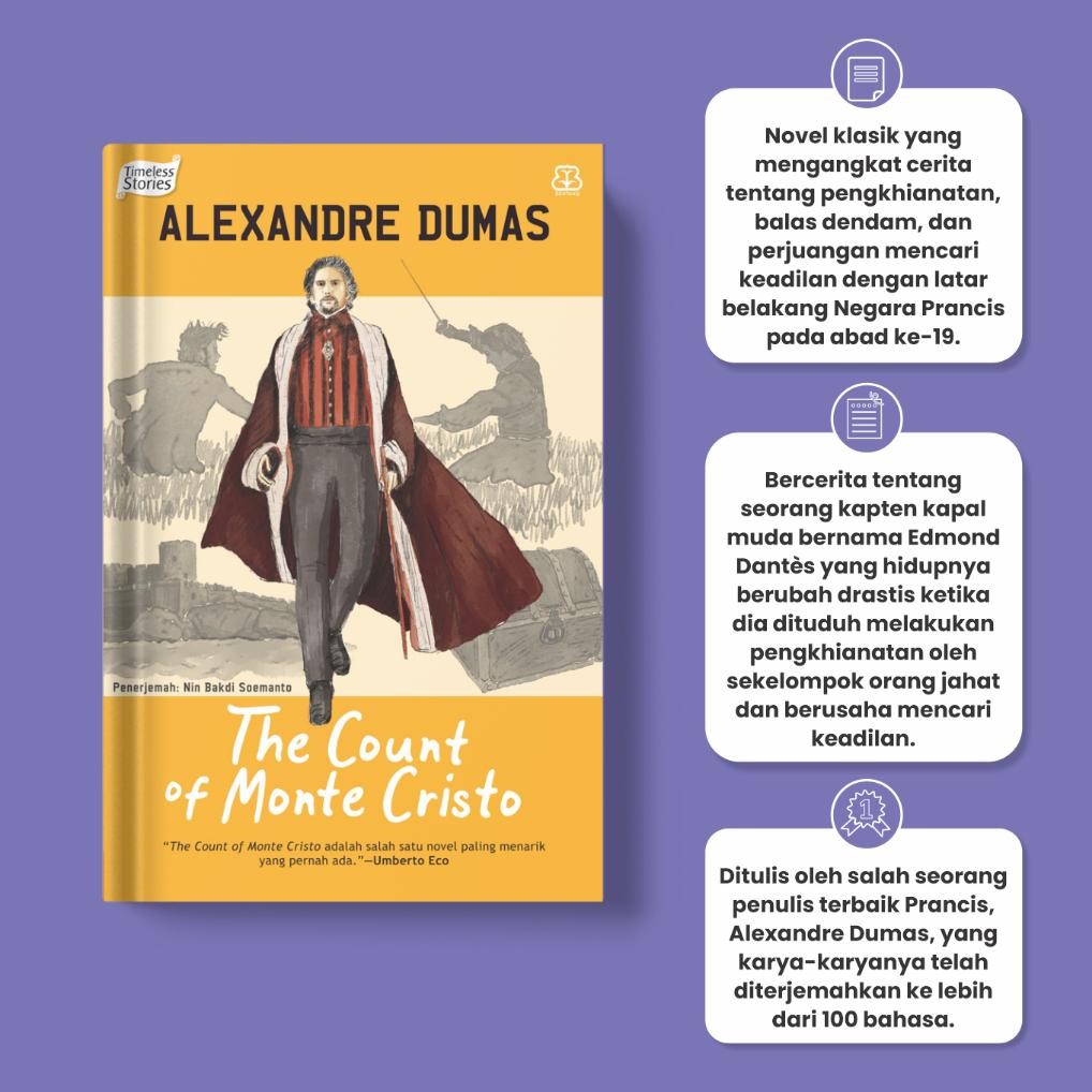 baru  [Bentang] Buku Novel | The Count of Monte Cristo - Alexandre Dumas
