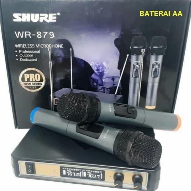Mic wireless tanpa kabel Shure 879