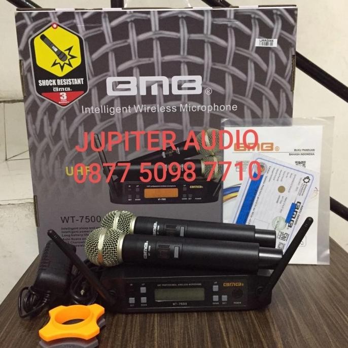 Mic handle wireless bmb wt 7500 original bmb wt7500
