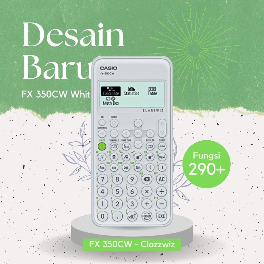 

Asaba Stationery - Kalkulator Sekolah/Kuliah Casio FX-350CW murah
