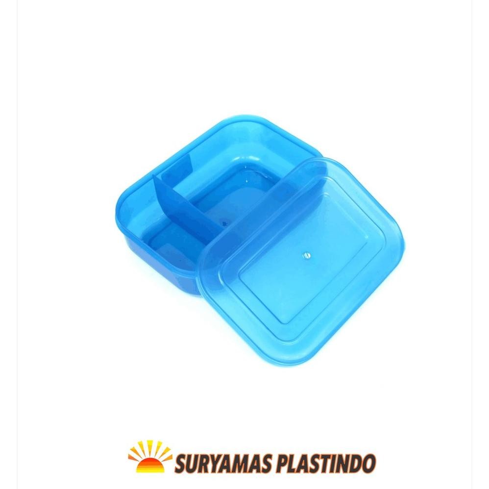 Lunch Box Tempat Makan Plastik Kotak Makan Warna Transparan Spaylater 0%