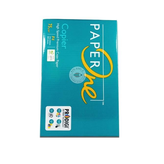 

baru !!! PAPER ONE - Kertas Fotokopi / Office Paper Putih F4 - 75Gr - RIM