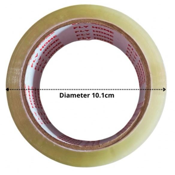 

baru !!! FLYHOME Lakban coklat 1/2 dus 90yard 2inchi 48mm x 90yard 36 roll 90 yard ECO