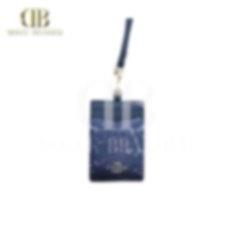 

Id Lanyard ristmas Glitter Sparkling Star Design - Blue