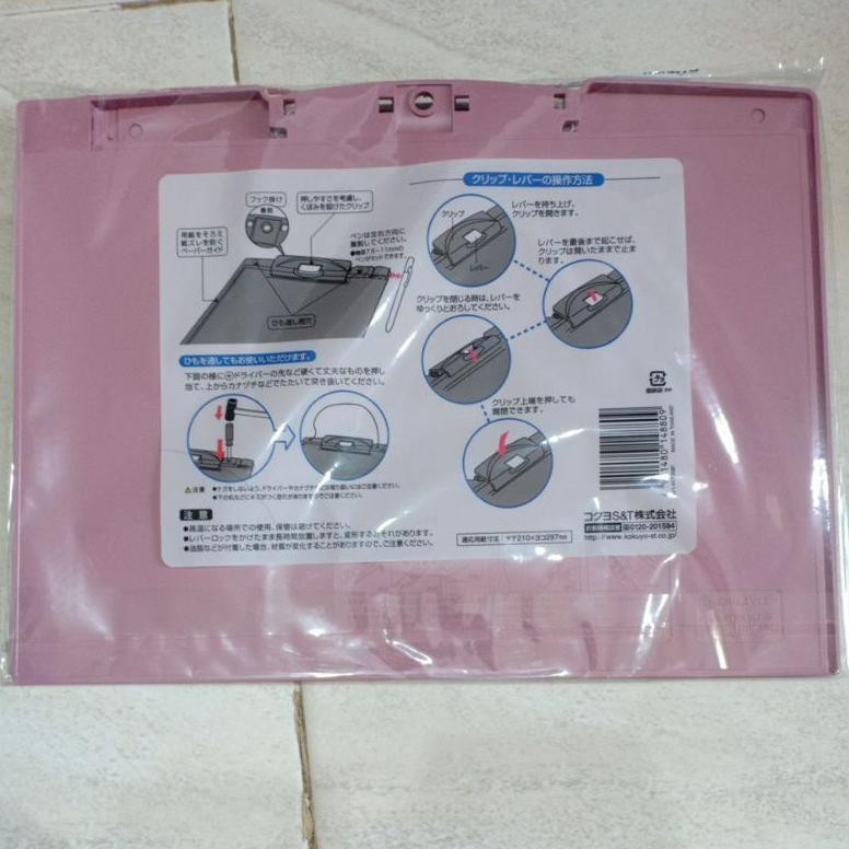 

baru !!! Kokuyo Clipboard ukuran A4 Horizontal