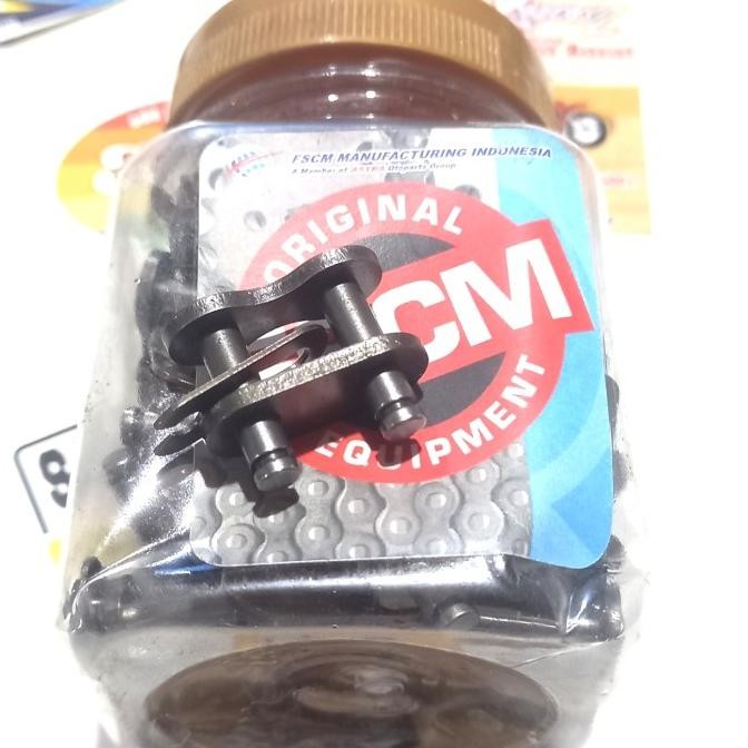 sambungan rantai 428H Hitam sambungan rante 428 sambungan rantai 428 H