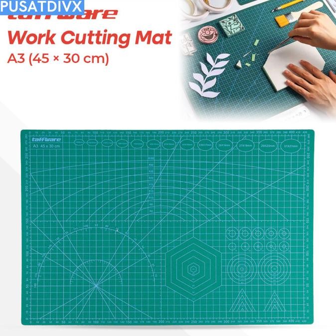 

TAFFWARE ALAS POTONG WORK CUTTING MAT PAD A3 45 X 30CM