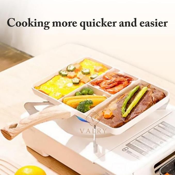 Sale Valry Steak Pan Panci Grill Pan Alat Panggang Anti Lengket Wajan Breakfast Telur Egg Pan Alat P