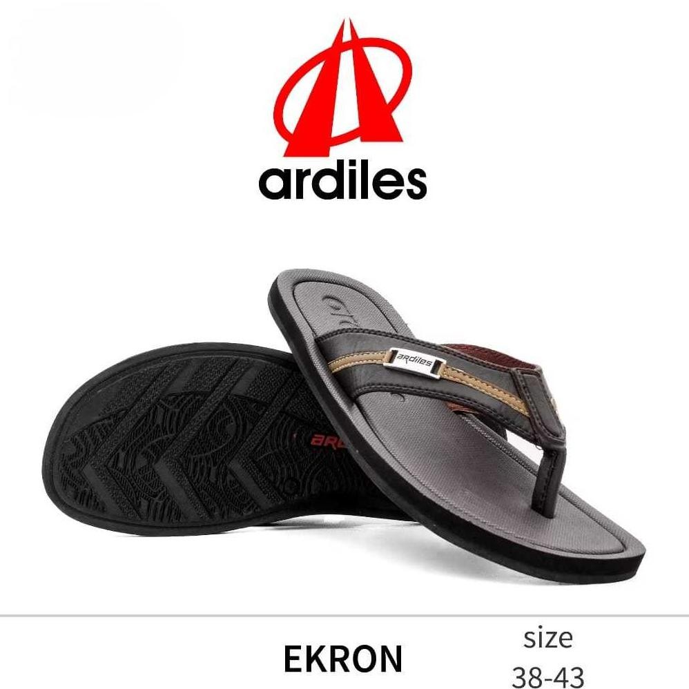 Best Ardiles Ekron Sandal Pria Casual Sopan Kulit Sintetis Sendalcowok Laki Forbest