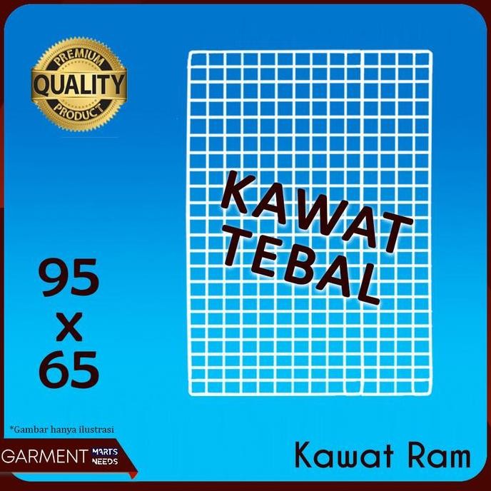 RAM KAWAT 95 X 65 TEBAL PAJANGAN RAK DISPLAY AKSESORIS HP