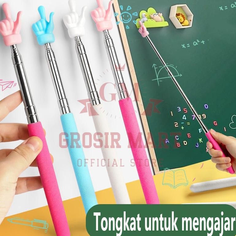 

Fgh-56 Tongkat Jari Penunjuk Baca Buku Anak Sekolah Tunjuk Papan Tulis Panjang 68 Cm Alat Bantu Mengajar / Teleskopik Pointer Untuk Mengajar Berkualitas