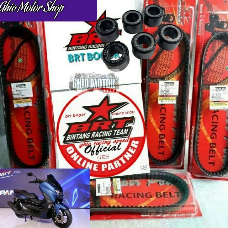 READY STOK ROLLER + V BELT BRT AEROX /N MAX/ MIO M3/ SKYWAVE /FINO FI 125/SOUL GT 125FI /LEXI/ XEON 