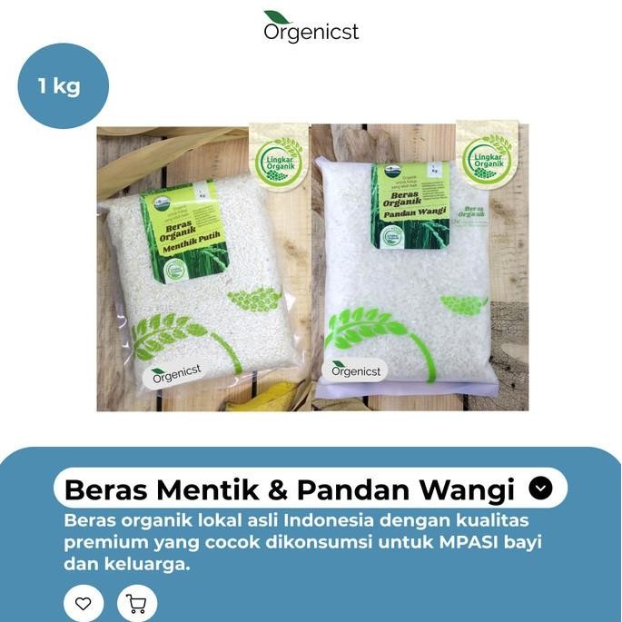 

lingkar organik beras diabetes mentik putih pandan wangi premium 1kg