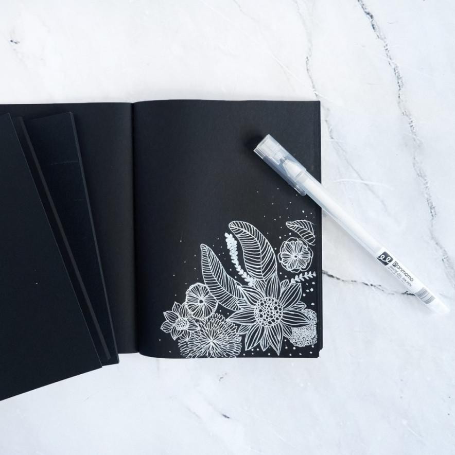 

XCT-2328 gh-56 PANMOMO SKETCHBOOK 80 GSM BLACK PAPER PLAIN BUKU GAMBAR HITAM POLOS Termurah Termurah