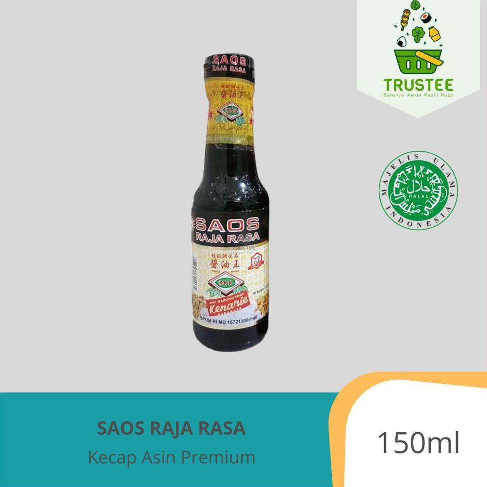 

jg-56 h-4 Saos Raja Rasa Kecap KKK Kecap Asin Premium Cap Kenarie Halal 150ml Murah Viral