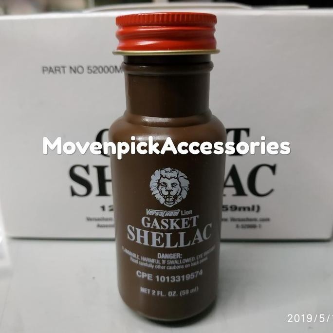 

GASKET SHELLAC VERSACHEM LION 59ML (ISI 12PCS)