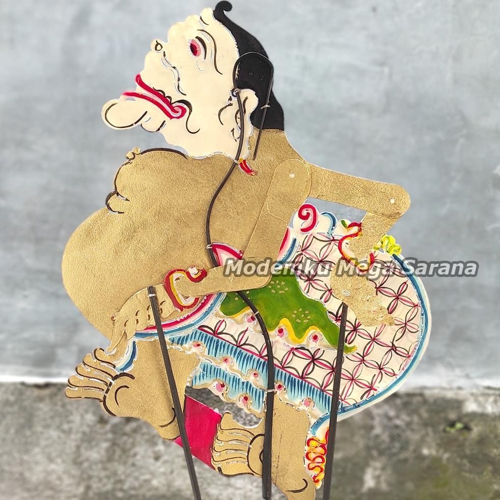 Fg-87 Wayang Kulit Asli Semar  - Standar Dalang Pedalangan Biasa