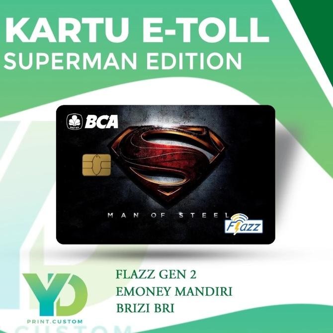 Kartu e toll Kartu Flazz BCA Gen 2 Edisi Superman
