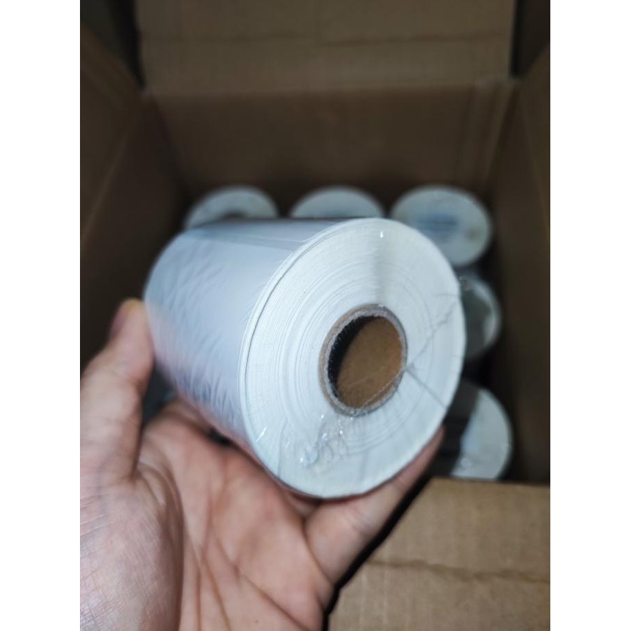 

tyS Stiker Label Barcode Thermal 78x100 mm Label Pengiriman Isi 300 Pcs