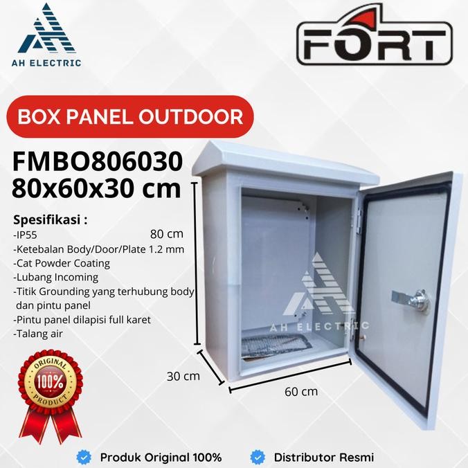 FORT Box Panel Outdoor 80x60x30 / Box Panel Topi 60x80x30 - FMBO806030