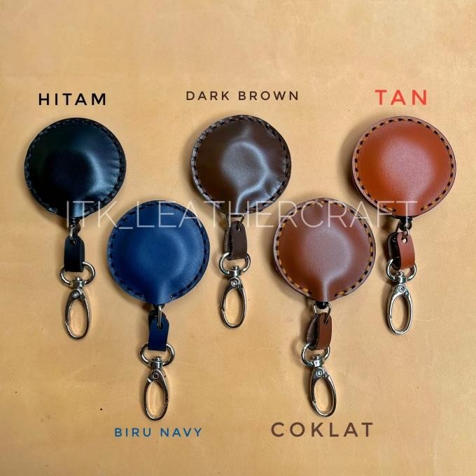 new  Yoyo id card kulit - id card yoyo kulit asli Hitam Biru Brown murah