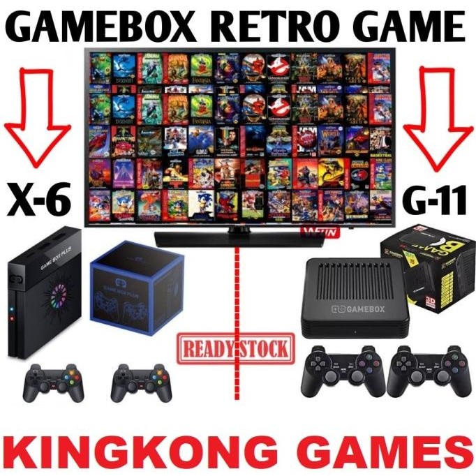 Super Game Box Plus -X6 Super Game Box Wireless Game Box Family Retro murah