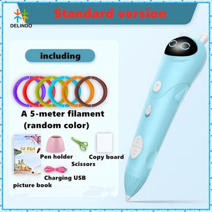 

new Mainan DIY 3D Pen Wireless Printing Drawing Pulpen 3 Dimensi Anak murah