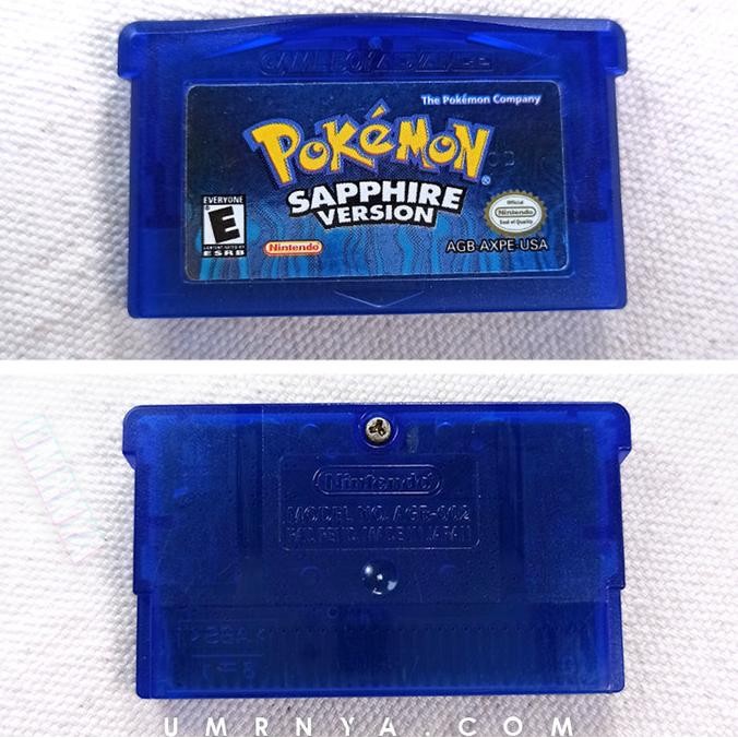 Pokemon Emerald Ruby Sapphire Nintendo Gameboy GBA FireRed Leafgreen murah
