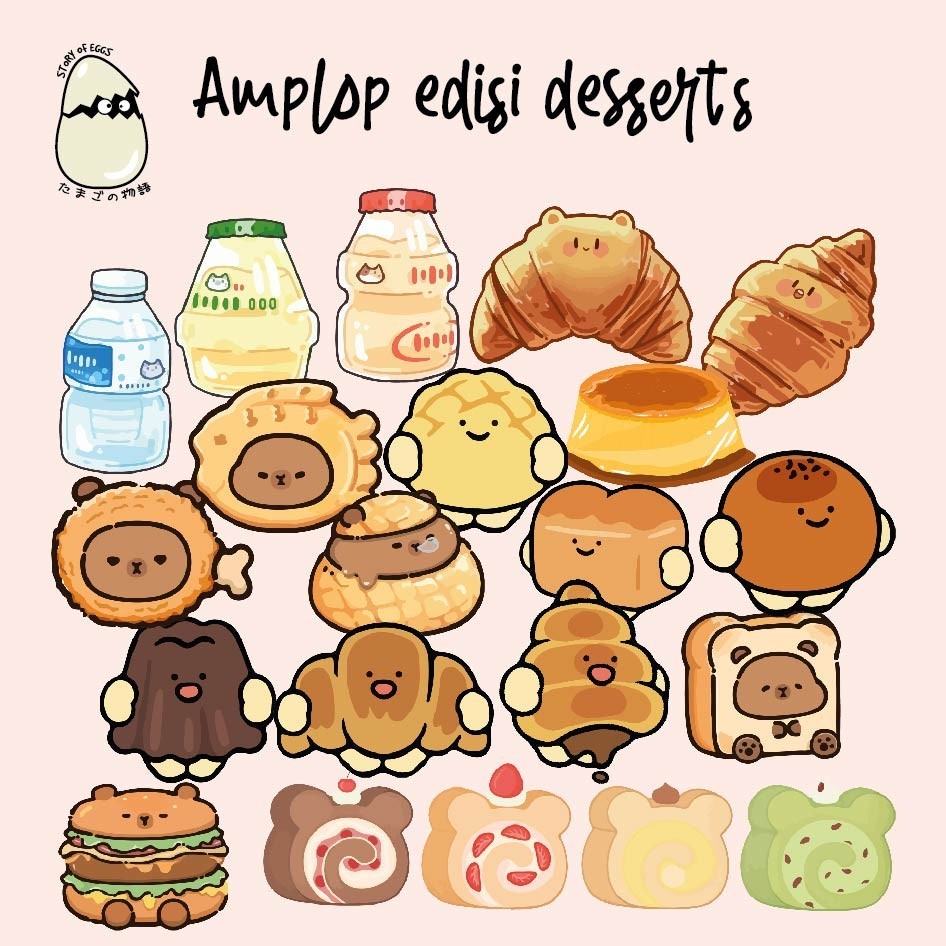 

Dessert Amplop Lebaran lucu Amplop Lebaran Karakter Unik Lebaran 2025 Aesthetic Amplop Lebaran Viral