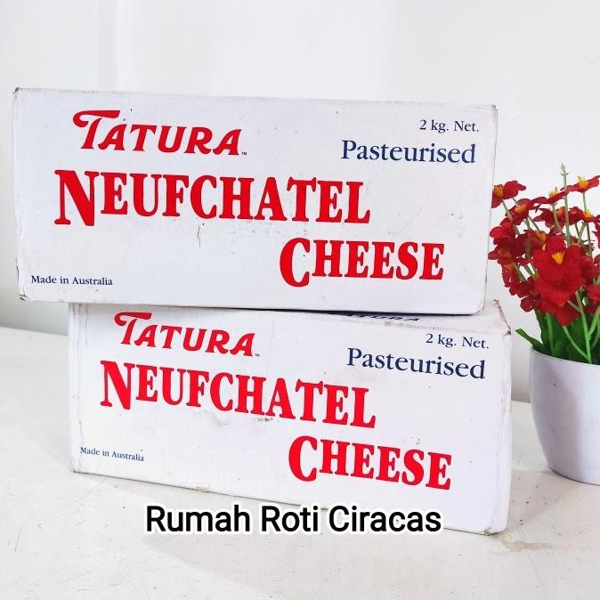 

Sale Cream Cheese Tatura Neufchatel 2Kg Neufchatel Cheese 2 Kg Keju Ojek
