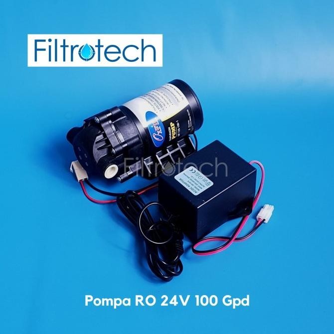 POMPA RO 24V BOOSTER RO PUMP 24V / PUMP RO 24V + ADAPTOR + FITTING