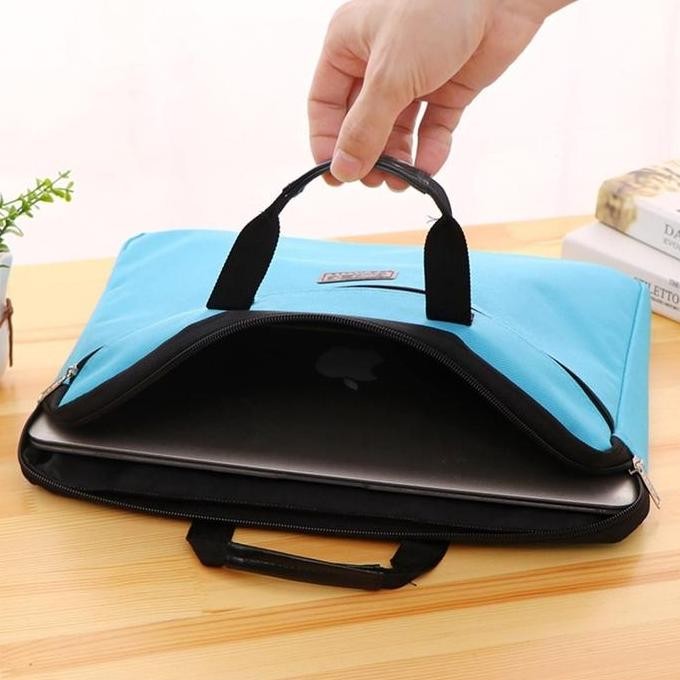 

new !!! File Folder With Handle Zipper A4 Size Durable Waterproof Double Layers/Tas Dokumen/Tas Multifungsi murah