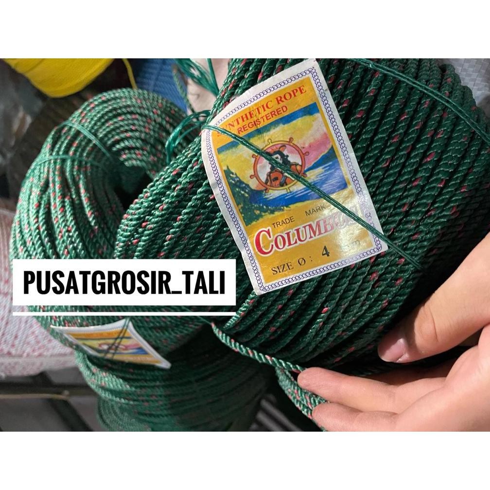 

Sale! COD Tali 4mm / Tali Tambang 4mm PE 1 ROL MERK COLOMBUS MURAH BAGUS Hemat Termurah
