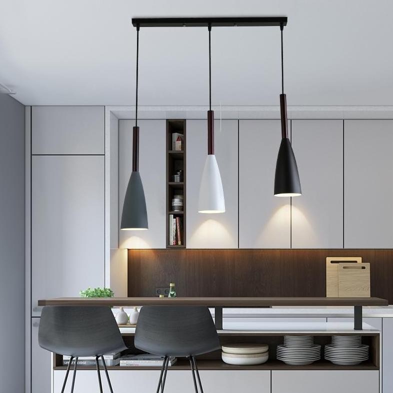 Quality Lampu Gantung Minimalis Modern Nordik Desain Simpel Dan Minimalis 3 In 1 Lampu Gantung Dekor