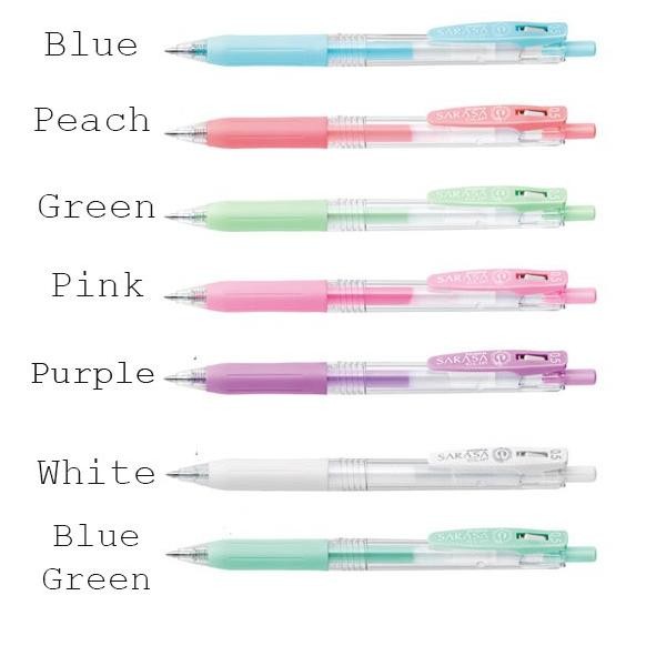 

fgs-3 tg-342 Zebra Pulpen Gel Sarasa Clip Milky Series 0,5mm Sale Murah