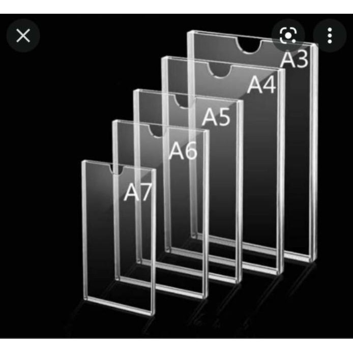 

new !!! ACRYLIC POCKET FRAME / AKRILIK THICKER / AKRILIK POCKET A3 2MM murah