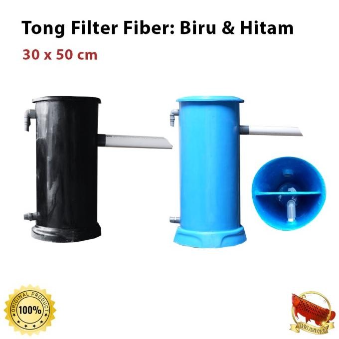 TERBARU - Filter Tong Fiber / Filter Kolam Fiber / Filter Tong diameter 30x50 cm